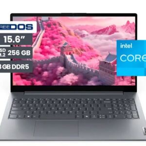 Notebook Lenovo V15 G5 IRL, 15.6" FHD TN, Core i3-1315U de hasta 4.5GHz, 8GB DDR5-5200